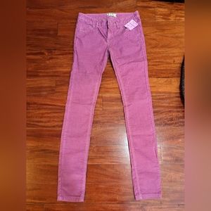 NWT Free People Purple Corduroy Pants